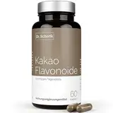 Kakao Flavonoide I 60 Kapseln I 500 mg pro Tagesdosis I mit Kakaoflavanolen (Catechine) I hochdosiert I in Deutschland hergestellt & laborgeprüft I 100% pflanzlich