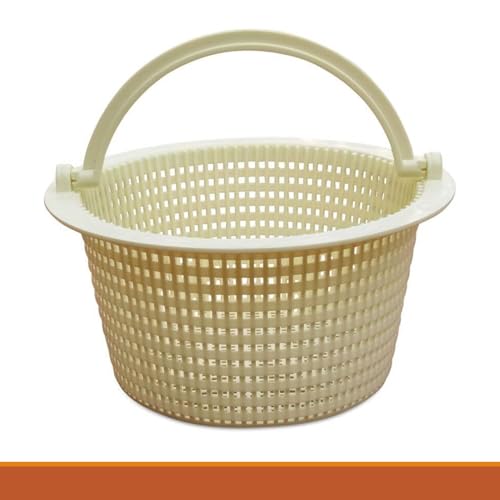 Mega Skimmer Basket Compact Robuster Laubfänger für Pools ⌀16cm Perfekte Passform für Standard-Skimmer, Langlebiges Kunststoffdesign, Einfache Wartung & Platzsparend für Kristallklares Wasser