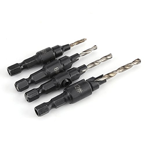 HSS -hexagonale Bits, Einstellbares Haselnuss -Werkzeug Zum Sticheln mit Schraubengrößen #6#10#12