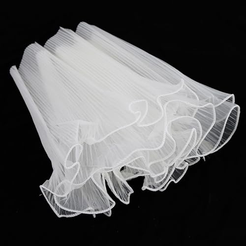 Blumen verpackungs papier zubehör; 28 X400 cm Perlenwellen-Garn-Spitzen netz; Ideal für Floristen, Partys, Valentins geschenke