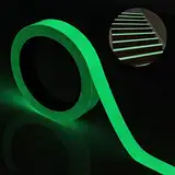 Reastar Fluoreszierendes Klebeband, Leuchtklebeband Wasserdicht, Leuchtendes Klebeband, Glow in the Dark Tape, Nachleuchtend Markierungsband - für Treppen Bühnenbedarf Luminous Tape (10m×20mm)