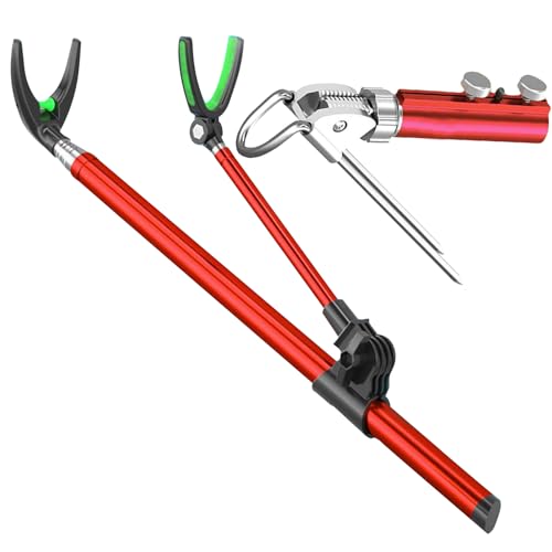 Angelrutenhalter Für Boden | Shore Fishing Rodhalter, Hochleistungs -Edelstahl -das Innovative Faltbare Des, 5,58 Fuß Tragbare Anglerausrüstung Für Männer Frauen Im Freien Camping Süßwasser Salzwasser
