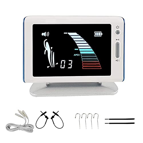 LMEILI Endodontischer Apex-Locator, Wurzelkanal-Locator, 4,5-Zoll-LCD-Root-Canal-Finder Messen Sie die Apex-Locator-Laborausrüstung. Geeignet für Dentallabore