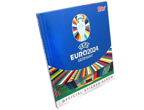 Generisch Topps UEFA EURO 2024-1 x Hardcover Sticker Leeralbum NEU