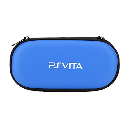 Schutzhülle Kompatibel mit PS Vita, Schützende Hartschalenhülle, wasserdichte und Stoßfeste Tragetasche, Reisetasche für PS Vita(Blue)