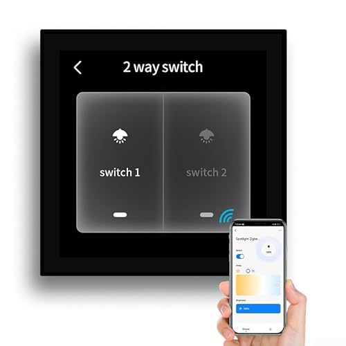 T8E 10,2 cm multifunktionale intelligente Zentralsteuerung für ZigBee Smart Home