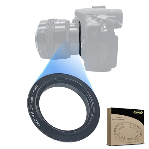 Micro 4/3 to 49mm Retroadapter/49mm-M4/3 Makro Umkehrring Ring,Kompatibilität Micro Four Thirds 4/3 Kamera,GX1 GF2 G1 GF1 G10,OM-D E-M10 II,Pen-F E-PM2 E-PL2,für Makroaufnahmen