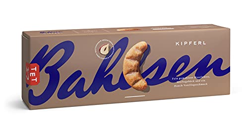 Bahlsen Kipferl - 1er Pack - Mürbegebäck mit fein gemahlenen Haselnüssen (1 x 125 g)
