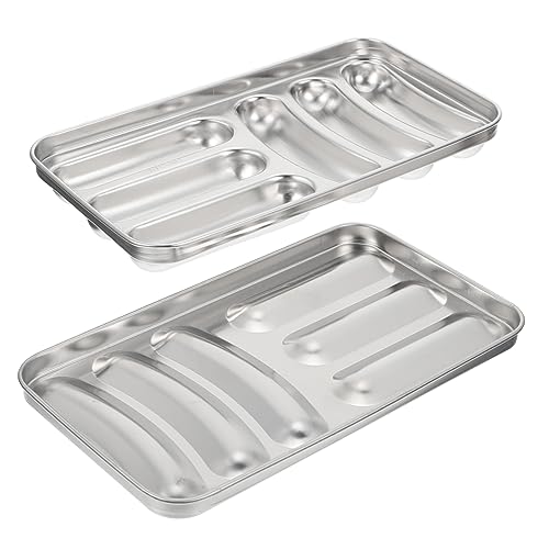 Hoement 1 Set Haushalt Edelstahl Wurst Jungen Und Mädchen Hot Dog Braten Wurst Form Nicht-entformen Sicher