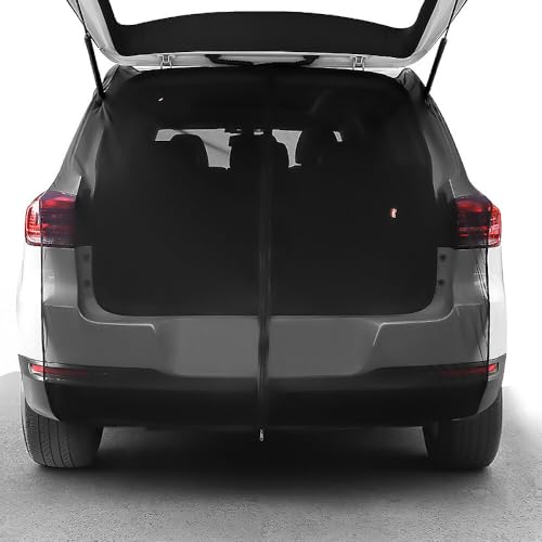 Sonnenschutz Auto Heckklappe, TGKYK 175 x 150cm Heckklappe Moskitonetz, Kofferraumabdeckung Sonnenschutz, Magnet Fliegengitter Auto Camping Sun Shade für T4 T5 T6 SUV Wohnmobil Wohnwagen Zubehör