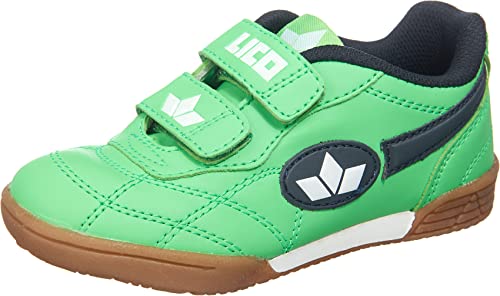 Lico Unisex Kinder Bernie V Hallenschuhe, Grün Marine Weiß, 36 EU