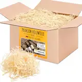 verpacking Holzwolle Füllmaterial Fichte (Menge wählbar) für Geschenke und Pakete Deko - Premium Qualität 2,5 kg