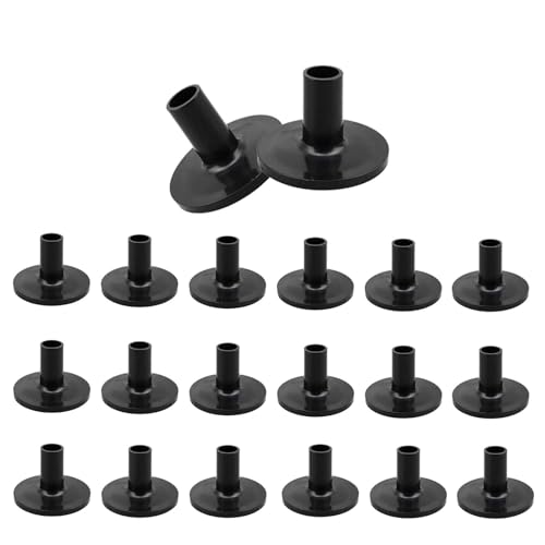 HJIAMA 20 Stück Beckenhülsen, Beckenständer Schlagzeug Zubehör, Percussion-Beckenhalter, Verschleißfester Kunststoff, für Shelf Drum Kit Trommel Beckenhülsen zubehör