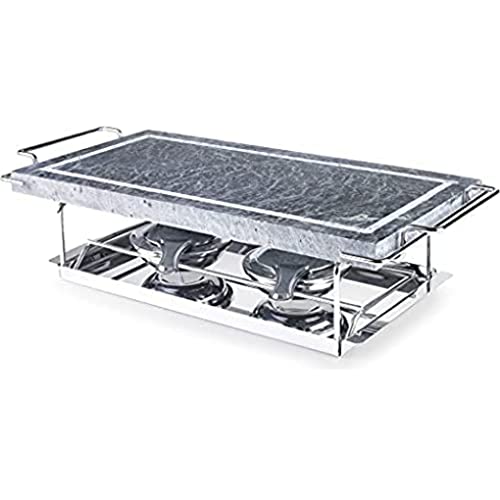 IBILI Grill Piedra 37X18 cm, Stainless Steel