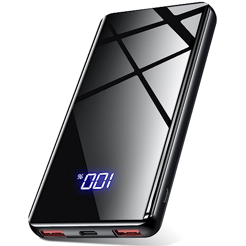 Lazci Power Bank, 22,5W Powerbank 20000mAh mit USB-C Input & Output, PD 3.0 QC 4.0 Externer Handyakkus, Kompatibel mit iPhone 15 14 13 12 Pro Max, Samsung Galaxy, iPad - Schwarz