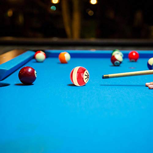 FastUU Training Billard Cue Ball, Billard Cue Ball Übungsassistent Zubehör, Übungsbälle mit Standardlinien und Punkten für das Heimtraining America Pool Eight Ball