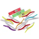 hobbyhub 30 Stück gemischte Farben, große Nähklammern, 56 x 12 mm, zufällige Farbe, Quilt-Clips zum Nähen, Quilten, Zubehör