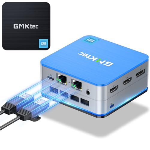 GMKtec G2 Plus Mini-PC, Intel Twin Lake N150 (Upgrade N100, schlägt N100/N95) bis zu 3,6 GHz, Desktop Mini-Computer mit 12 GB LPDDR5 RAM, 256 GB SSD, 3× USB 3.2, WiFi 6, BT 5.2, 2× HDMI, 1× DP,1× RJ45