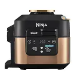 Ninja Speedi Multikocher, 5,7L, 10-in-1 Multicooker, Airfryer Heißluftfritteuse, Slow Cooker Langsamkochen, Grillen, Backen, Schwarz & Kupfer ON400EUCP