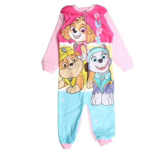 Paw Patrol Skye Jumpsuit für Mädchen - Skye Overall Pyjama Schlafanzug Kinder Mehrfarbig 98-128cm warm Geschenk (DE/NL/SE/PL, Numerisch, 116, Regular, Rosa)