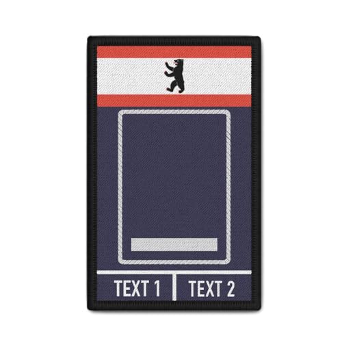 Copytec Patch Feuerwehr feuerwehrtechnischer Dienst Berlin BE Silber BI #45076