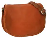 Gusti Handtasche Leder - Holly Damen Umhängetasche Ledertasche Vintage Braun Leder