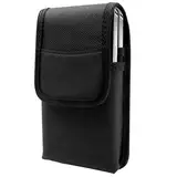 WYYFXY® Handy Gürteltasche, Handytasche Gürtel Gürteltasche Schwarz Doppelschicht mit Gürtelclip für Samsung Galaxy S24 Ultra A55, iPhone 16 15 14 Pro Max, Xiaomi 14/Redmi Note 13, Moto g54