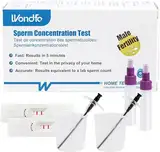 Wondfo Sperma Test 2x Fruchtbarkeitstest für Männer Spermientest Spermatest für Männer Spermakonzentrationstest Spermienzahltest