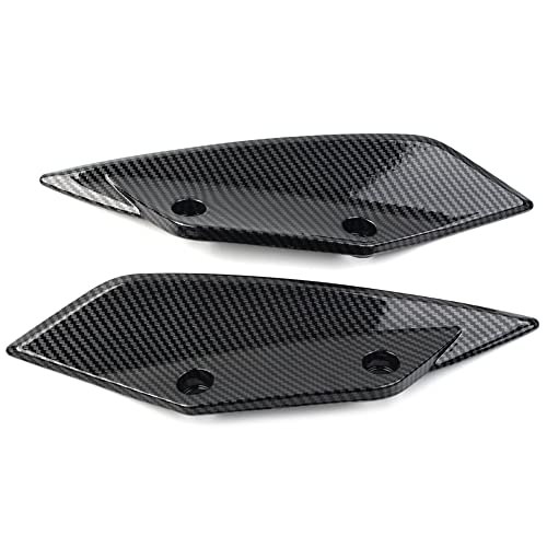 SIKUAI ABS Front Seitenteil Spoiler Abdeckung Kotflügel Verkleidung Rahmen Winglets Carbon Faser Muster Für S1000RR 09-14 Motorrad