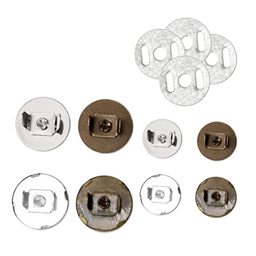 SEWOART 20 Stück 18 Mm Magnetische Druckknöpfe Metallknöpfe Für Handtaschen Geldbörsen Taschen Kleidungsherstellung