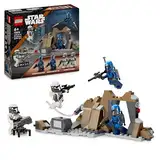 LEGO Star Wars: The Mandalorian Hinterhalt auf Mandalore Battle Pack, Abenteuer-Bauspielzeug für Kinder, Action-Spielset zum Sammeln, Geschenkidee für Jungen und Mädchen 75373