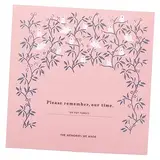 Housoutil Blätter Pflanzenprobenhalter Pflanzenfotoalbum Buch Der Blumenpresse Blätter-pflanzen-buch Getrocknet Trockenblumenhalter Blumenkonservierungsbuch Verlässt Das Pressebuch Papier