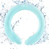 Nackenkühler, XiXiRan Nackenkühlschlauch Wiederverwendbarer kopfkissen nackenschmerzen kühl nacken kühlende nackenkissen kühl eisbeutel Entlastung bei Hitzewallungen und Fieber (eisblau)