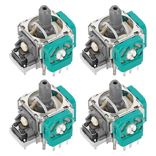 ASHATA 4PCS 3D-Potentiometer für analoge Joystick-Sensormodule für One-Ersatz, analoge drahtlose 3D-Joystick-Controller-Wippe für One