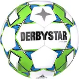 Derbystar Unisex – Erwachsene Fußball Junior Light V23 Weiß/Grün/Blau Größe 5