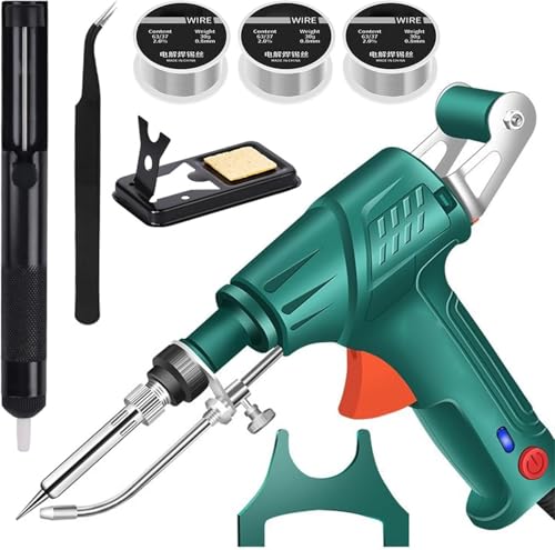 Ayyecoeeye Schweißgerät Fünfteiliges Set, Vielseitige Ayyecoeeye Schweißpistole, Intern Beheizte Industrielle Laserschweißwerkzeuge, Multi-Function Lötkolben Lötpistole Set, für Industrie Home DIY