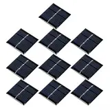 Mini-Solarzellen, 1,5 V, 60 mA, 0,09 W, 30 mm x 30 mm, für Solarenergie, Mini-Solarzellen, DIY, elektrisches Spielzeug, Materialien, Photovoltaik, 10 Stück