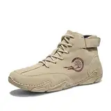 Wiecel™ - wasserdichte Barfußschuhe aus Leder Ohne Pelz Innen/Beige / 39