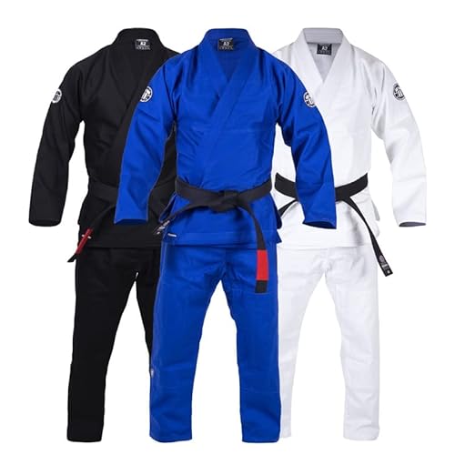 Tatami Fightwear Initial BJJ Gi | Brasilianischer Jiu Jitsu Gi Kimono für Herren inklusive Hose – IBJJF-konform, Training und Wettbewerbe, getragen von Profis, entworfen von Experten, weiß, A2