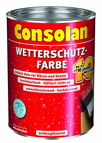 Consolan Wetterschutzfarbe weiß 2,5L