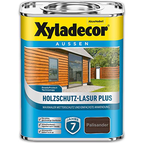 Xyladecor Holzschutz-Lasur Plus, Palisander, 4L