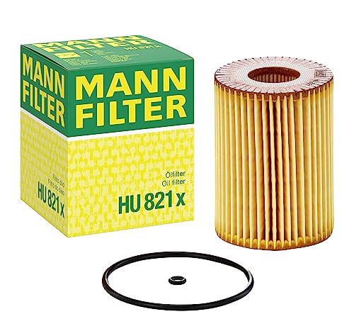 MANN-FILTER HU 821 X Ölfilter – Ölfilter Satz mit Dichtung / Dichtungssatz – Für PKW