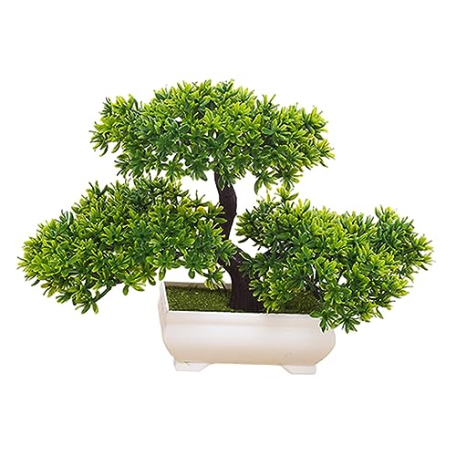 Künstlicher Bonsai Baum, Eingetopfte Japanische Kiefer, Garten Mittelstück, Tischdekoration, Realistische Kleine Kunstpflanzen, Künstliche Pflanze