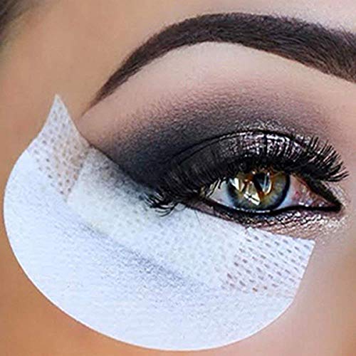 EXFEA 100 STÜCKE Lidschatten Pads, Schild Protector Pads für Augen Lippen Make-Up Anwendungswerkzeug