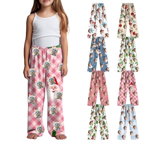 Personalisierte Pyjama Hose Mit Gesicht Foto Für Kinder Personalisierte Lustige Pyjama Hose Für Jungen Mädchen Weichen Bequemen Pyjama Personalisierte Geschenke Für 2-15 Jahre
