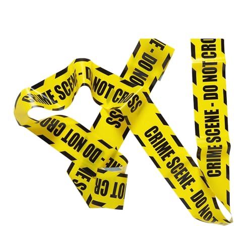 Widmann VD-WDM51895 Barricade Tape Tape Crime Scene, Do Not Cross für Erwachsene, Gelb, Unikat, 51895