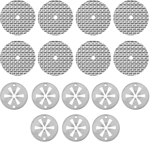 Landrain 16 Stück Klemmscheiben Hitzeschutzblech Reparatursatz, 30mm Klemmscheiben Hitzeschutzblech, 50mm Reparaturbleche, Kompatibel mit OE-Nummer 6715468, N90335004