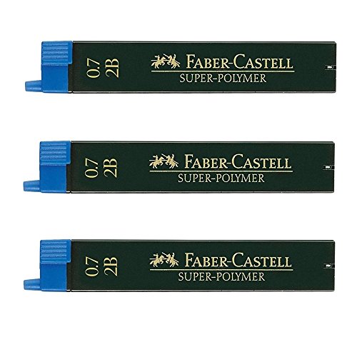 Faber-Castell 0,7 mm 2B Super-Polymer-Fineline (3 Packungen à 12 Stück)