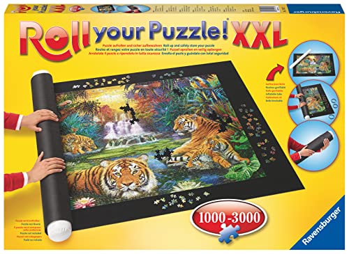 Ravensburger Roll your Puzzle XXL - Puzzlematte für Puzzles mit bis zu 3000 Teilen, Puzzleunterlage zum Rollen, Praktisches Zubehör zur Aufbewahrung von Puzzles