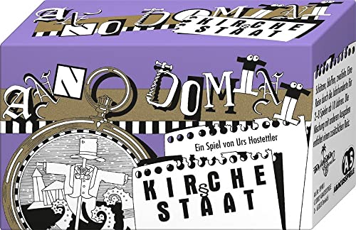ABACUSSPIELE 09981 - Anno Domini - Kirche und Staat, Kartenspiel - schätzen - bluffen - zweifeln